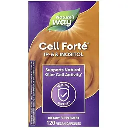 Фітинова кислота Nature's Way Cell Forte IP-6 & Inositol 120 веганських капсул - мініатюра 2