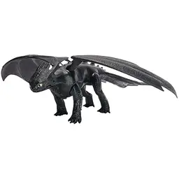 Інтерактивний дракон Dragons Як приборкати дракона Беззубик зі звуковими ефектами 30 см чорний (SM66662/9580) - мініатюра 2
