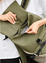Жіночий рюкзак Sambag RENEDOUBLE хакі 37 x 31 x 14 см (27151119r) - мініатюра 9