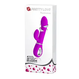 Вібратор-кролик Pretty Love Ternence 19.6 см фіолетовий - мініатюра 10