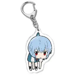 Брелок акриловий Євангеліон Рей Аянамі Evangelion Rei Ayanami 5 см
