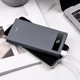 Додаткова батарея Hoco J49 PD+QC3.0 (10000mAh) Grey - мініатюра 2