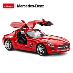Машинка Mercedes-Benz SLS червоний RASTAR модель 1:14 Автомобіль на дистанційному керуванні + пульт 2,4 ГГц - мініатюра 2