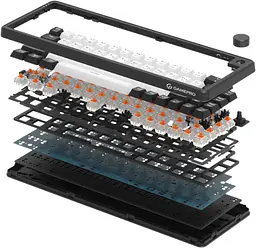 Клавіатура бездротова GamePro Asgard Valhalla MK210B Pro Black - мініатюра 2