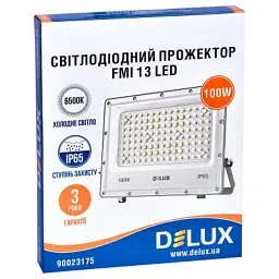 Прожектор Delux FMI 13 LED 100 Вт 6500K IP65 (90023175) - мініатюра 3