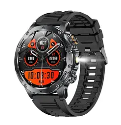 Смарт-годинник UWatch Smart Power Ultra Rubber 2 ремінця Чорний (2702745054)