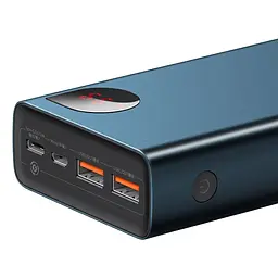 Зовнішній акумулятор Baseus Adaman Metal Digital Display 20000mAh 65W Blue [PPIMDA-D03] [74081] - мініатюра 6