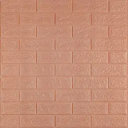 3D панель самоклеюча Sticker Wall 700x770x3 мм Цегла Пудра