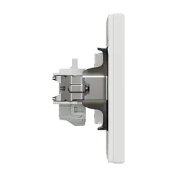 Розетка Schneider Electric ASFORA без заземлення біла (EPH3000121) - мініатюра 3