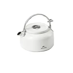 Чайник з керамічним антипригарним покриттям Naturehike CNK2450CF013 0,8 л, алюміній, білий
