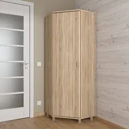Шафа кутова для одягу Id27-1464 Ш 700 / В 1930 / Г 700 Дуб сонома - мініатюра 1