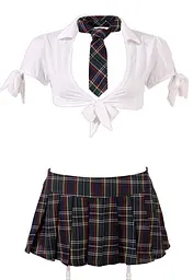Костюм школярки Cottelli Collection Costumes M синій - мініатюра 2