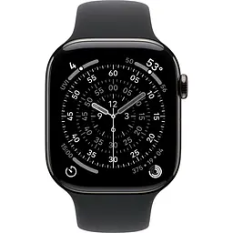 Смарт-годинник Apple Watch Series 11 GPS + Cellular 46mm Slate Titanium Case with Black Sport Band M/L (MFD24) [151116] - мініатюра 2