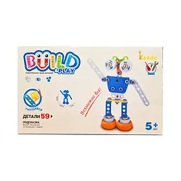 Конструктор дитячий Build&Play "Робот" Keedo J-7709, 59 елемента - мініатюра 3