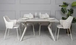 Стіл розкладний Давон 1400/2000x800x750 бежевий - мініатюра 8