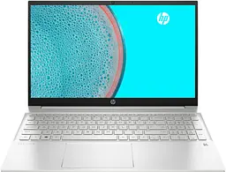 Ноутбук HP Pavilion 15-eh1023ua 15.6FHD IPS AG/AMD R5 5500U/8/256F/int/DOS/Silver (422K3EA) - мініатюра 2