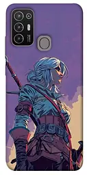 TPU чехол Demsky The witcher ciri для ZTE Blade A52