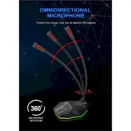 Стримовий мікрофон Redragon Stix GM99 RGB з підсвічуванням USB кабель 1.8м - мініатюра 6
