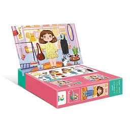 Магнітна гра "Одягалка Модниця" DoDo Toys 200243, 1 магнітна дощечка, 32 магніти - мініатюра 2