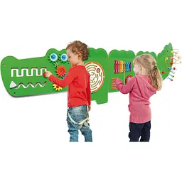 Уцінка. Бізіборд Viga Toys Крокодил 5 секцій (50346FSC)  - мініатюра 7