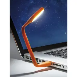 Лампа USB Optima LED, гнучка, помаранчевий (UL-001-OR) - мініатюра 3