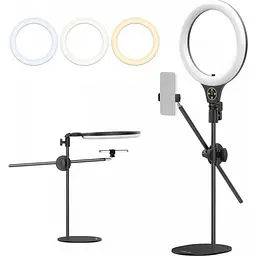 Кільцева LED лампа Ulanzi T1 26см (UV-2517) [81645] - мініатюра 2