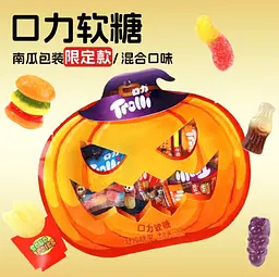 Жувальні цукерки Trolli Halloween Pumpkin 24 шт, 79г - мініатюра 3