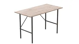 Стіл письмовий Line Тайм Ferrum-decor 750x1200x600 Чорний метал ДСП Дуб Сан-Марино 16 мм (FRD-104886) - мініатюра 5