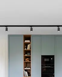 Трековий світильник Goldlux 327666 London GU10 1x10W IP20 Чорний - мініатюра 3