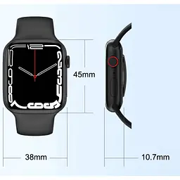 Смарт-годинник IWO Smart Watch series 7 Sport Red (IW000S7SR) - мініатюра 3