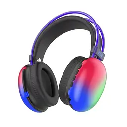 Бездротові навушники PG 830 RGB Bluetooth гарнітура з мікрофоном накладні чорний