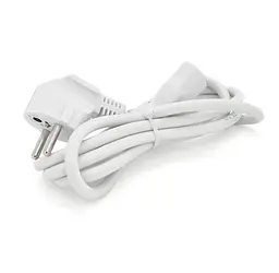 Кабель живлення Voltronic PC108 Powercord C13 CEE7/7 White 1.5m