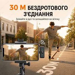 Бездротові петличні мікрофони 2 шт Type-C з шумоподавленням у зарядному кейсі - мініатюра 7