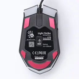 Игровая мышь A4Tech A70 Bloody Matte Black - мініатюра 4