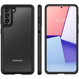 Оригінальний чохол Spigen Ultra Hybrid для Samsung Galaxy S21 Plus (6.7") Matte Black (ACS02388) - мініатюра 10