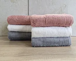 Набір турецьких махрових рушників Cestepe 50х90 3 штуки + 70х140 3 штуки Bamboo Sarev №1 - мініатюра 4