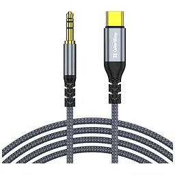 Кабель мультимедійний USB-C to 3.5mm M 1.2m gray ColorWay (CW-CBPDJ071-G)