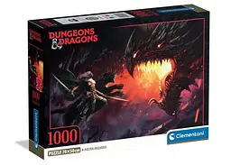 Пазл Clementoni Фантастична дуель з драконом, Підземелля та Дракони (Dungeons&Dragons Puzzle - 1000 pcs.), 1000 ел. (39960)