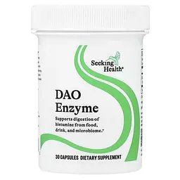 Здоров'я травної системи DAO Enzyme 30 капсул Seeking Health vit0005939