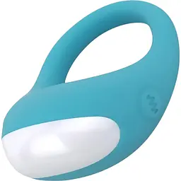 Ерекційне віброкільце Cala Azul Jose Vibrating Cockring 3 см блакитний