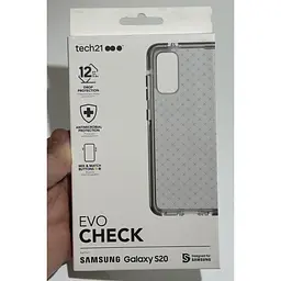 Оригінальний протиударний чохол Tech21 Evo Check для Samsung Galaxy S20 Black - мініатюра 6
