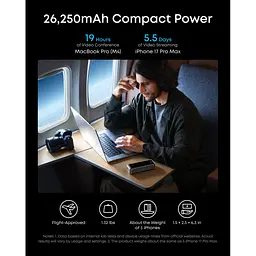 Батарея універсальна Anker 26000mAh Prime 300W PD Black (A110AH11) - мініатюра 3