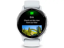Смарт-годинник Garmin Venu 3 Silver Stainless Steel Bezel with Whitestone Case and Silicone Band (010-02784-00/50) - мініатюра 3