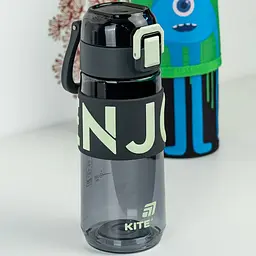 Пляшечка для води Kite Enjoy 550 мл сіра (K25-1232-1) - мініатюра 5