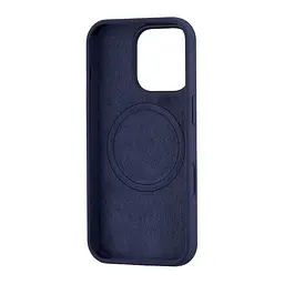 Чохол Silicone Case Full Cover with MagSafe iPhone 16 Pro Blue - мініатюра 2