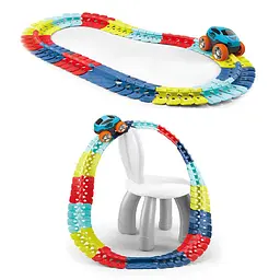 Інтерактивний трек з інерційною машинкою SHT 188 Changeable Trak (92pcs/1CAR) Colorful Epik