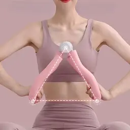 Тренажер для ніг Метелик OPP leg beauty device Рожевий AND LY-675 - мініатюра 1