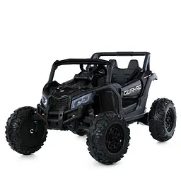 Джип M 6070EBLR-2 2.4G радіокер. 4*45W 1*24V7AH MP3 USB TF EVA шкіра світло, муз., чорний