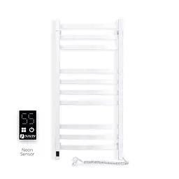 Електрична рушникосушка Navin Avalon 480x1000 Sensor права, біла 10-043153-5010, Білий, Праве, Електронний - мініатюра 3
