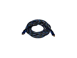 Кабель PowerPlant (KD00AS1201) HDMI - HDMI, 3м, позолочені конектори, 1.4V, Nylon, Double ferrites - мініатюра 2